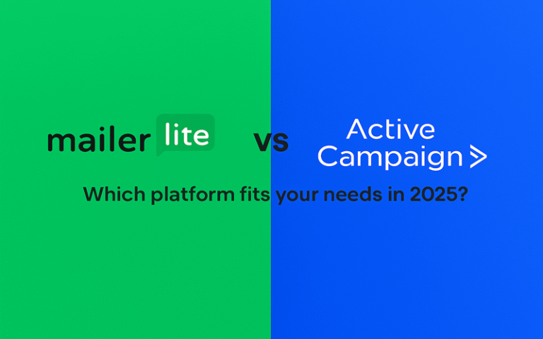MailerLite vs ActiveCampaign 2025 – Which is the Best Email Marketing Tool?