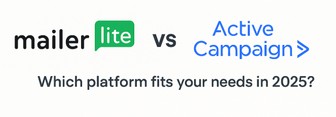 MailerLite vs ActiveCampaign: MailerLite Logo vs ActiveCampaign Logo